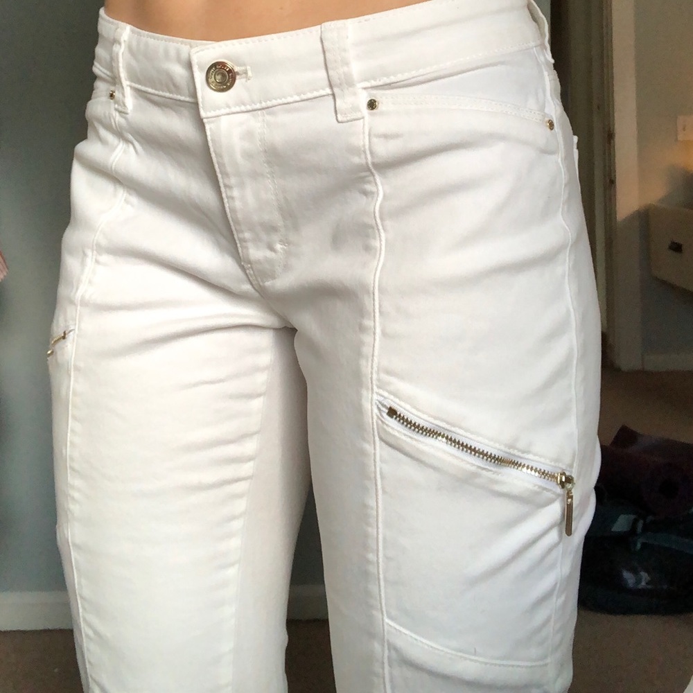 White House Black Market skinny crop pants